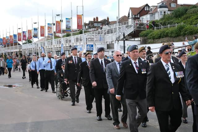 The Bridlington Armed Forces Day parade last year.