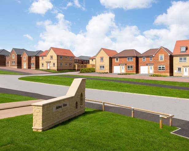 David Wilson Homes is due to launch its Chaloners Green development in Whitby (image of the sister development, Barratt Homes Abbey View)