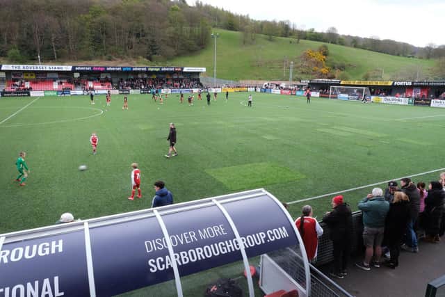 Scarborough Athletic handed huge boost as North Yorkshire Council agrees to implement Scarborough Sports Village pitch repairs in time for 2026-27 season. Photo by Richard Ponter