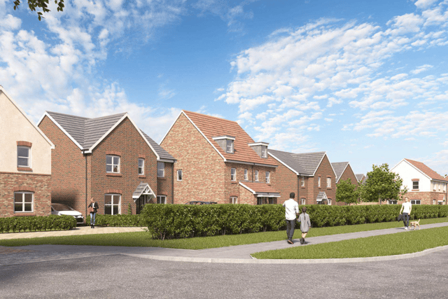 Up to 150 houses will be built on the new estate. Image: Persimmon Homes