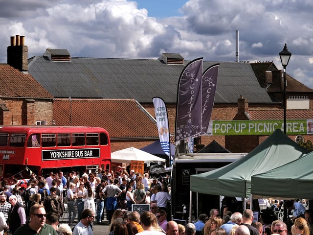 The Yorkshire Bus Bar made a triumphant return for the festival.