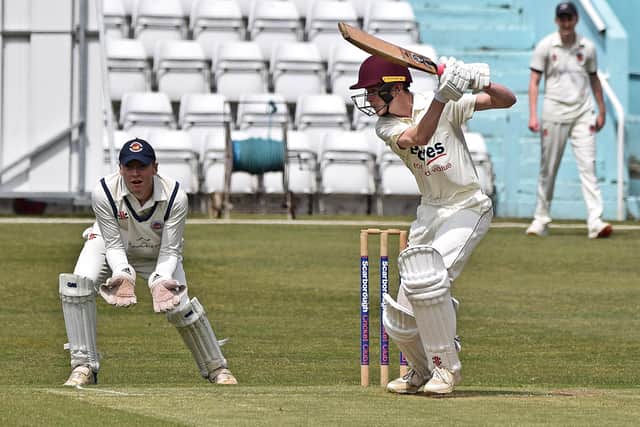 Mike Mulryne steered Scarborough to victory on Tuesday night with the bat. Photo by Simon Dobson