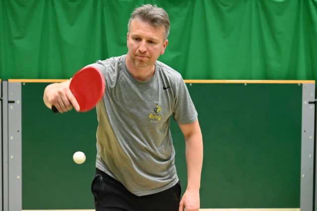Garry Voroniuk scored a double for Division Two leaders Quality Service. Photo by Tony Wigley