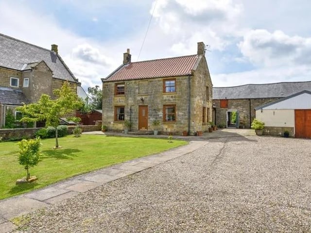 Three-bedroom farmhouse, on the market with Hendersons, £625,000.