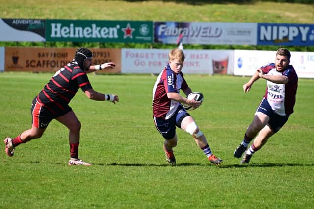 Scarborough RUFC won 69-5 against Aspatria in the Papa John’s Community Cup Regional Two North Plate quarter-final. Photo by Paul Tait
