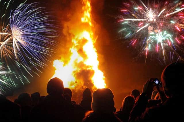 Watching an organised firework display is just common sense.