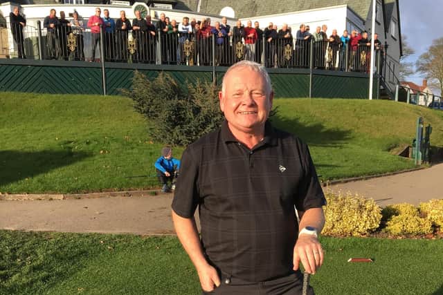 Keith Hall before his captains drive-in