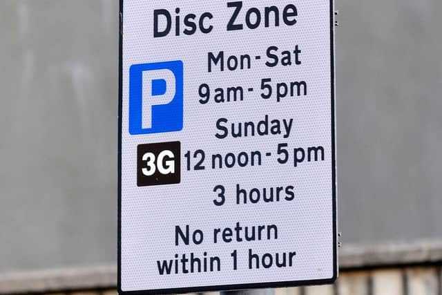 The signs have not been set out correctly