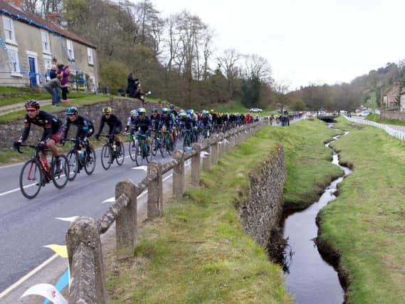 Action from last year's Tour de Yorkshire