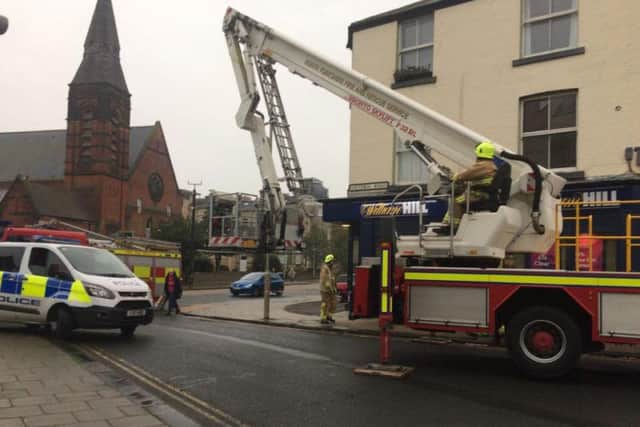 Victoria Road is currently closed in Scarborough.
