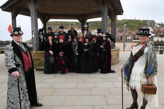 Goths gather in Whitby.