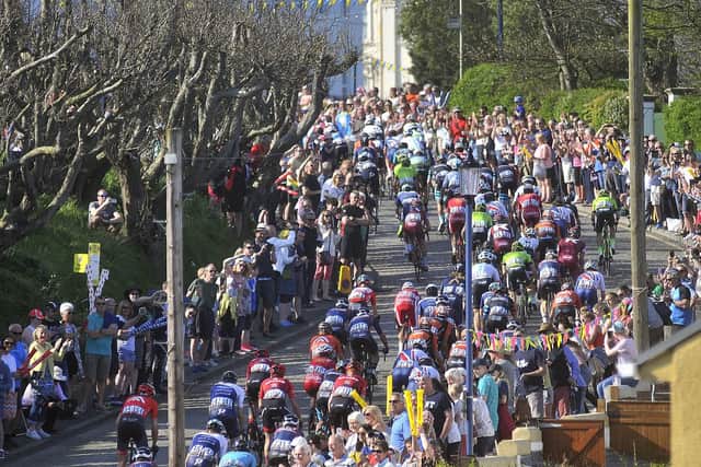 The Tour de Yorkshire in Filey