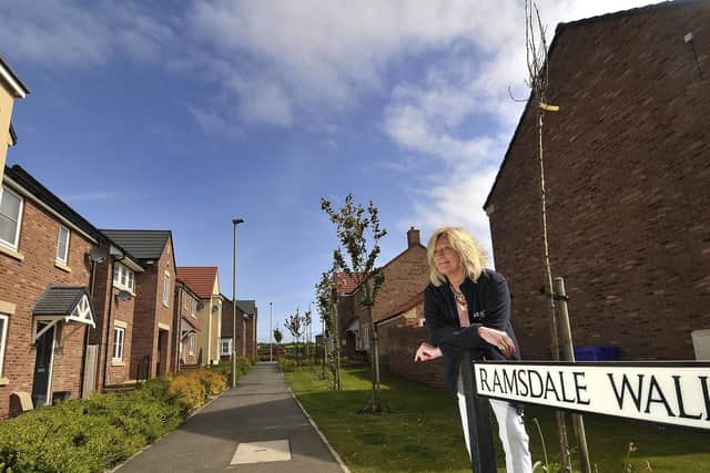 Regional Sales Manager Linda Tillisch at the Kebbell Homes development