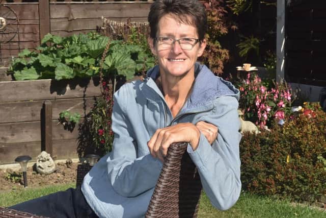Sharon Davies Hunt ... I want to give hope to people with difficulties.