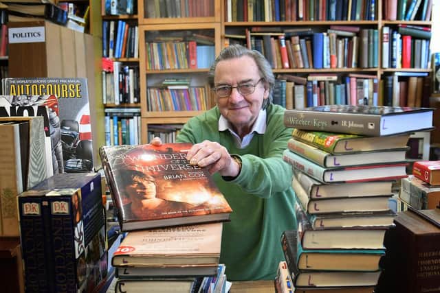 Michael Heaton from Mrs Lofthouse's Second Hand Book Emporium