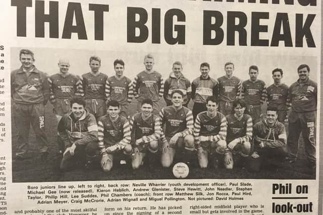 Scarborough FC's Junior side lines up