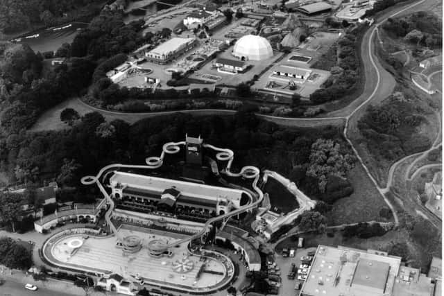 Ah, what memories ! What was the name of the pool attraction at the bottom of the photo before it closed ? And bragging rights if you can remember any of its older names