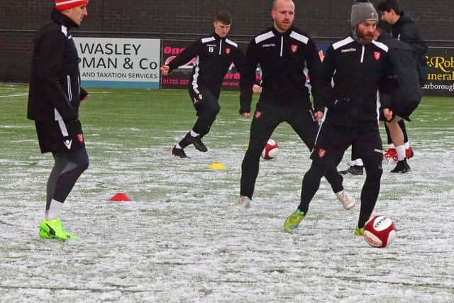 Boro in the snow