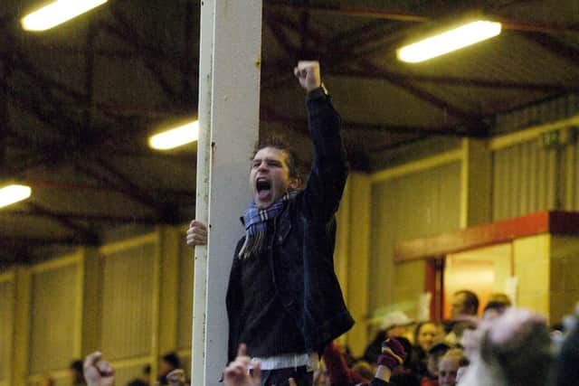 One fan in the Shed backing Boro