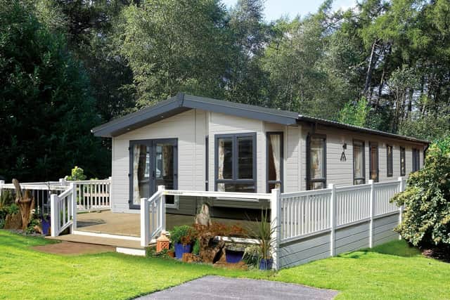The new lodges are set beside the woodland area and have additional space for the whole family to enjoy.