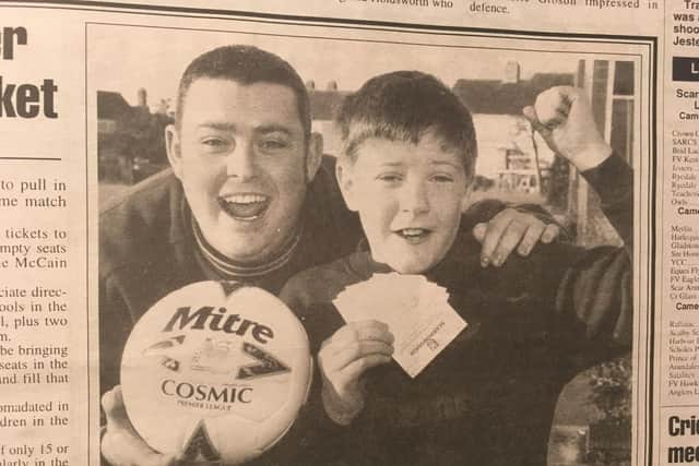 Youngster lands free Boro tickets