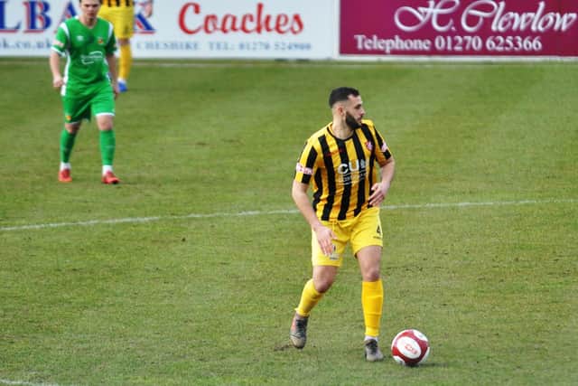 Luke Dean on the ball