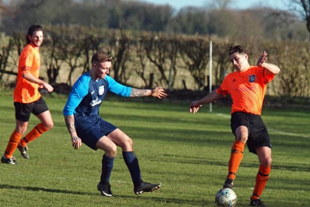 Leigh Watson on the ball for Snainton