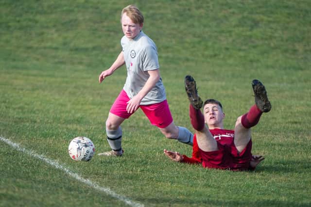 George Hirst leaves Angel's Benny Davis on the deck