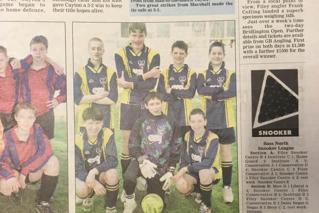 Filey Under-14s ready for action