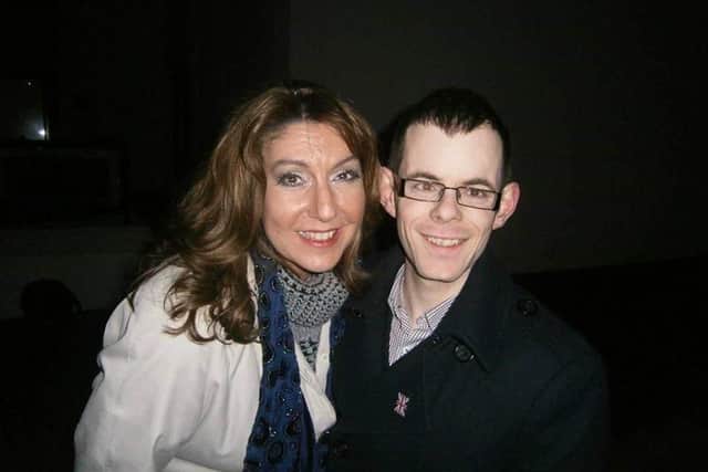 Jed with singer and former Loose Women presenter Jane McDonald