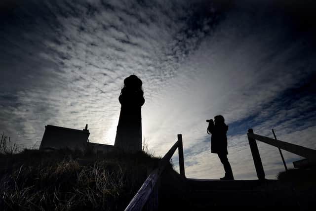 The landmark, which is 26.5 metres tall, is always popular with photographers looking to find an interesting angle.