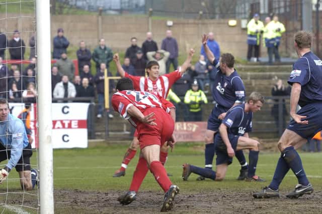 Scarborough find the back of the York City net
