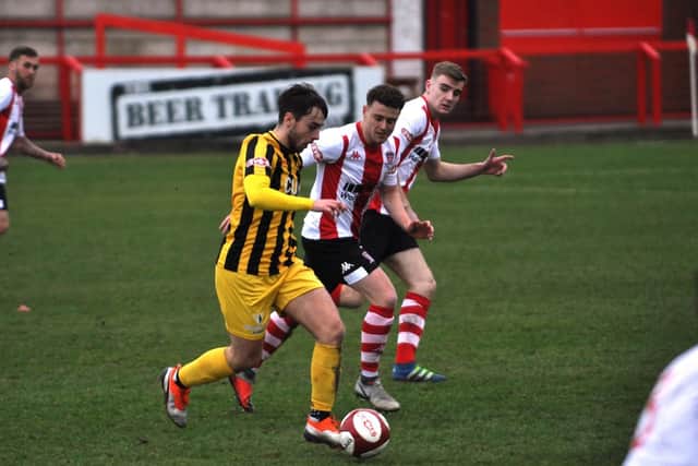 Luke Lofts on the charge