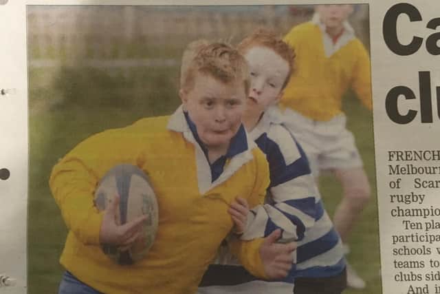Junior rugby league action