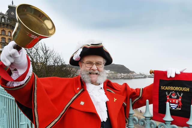 Oyez! Town Crier David Birdsall makes it to last year's event.