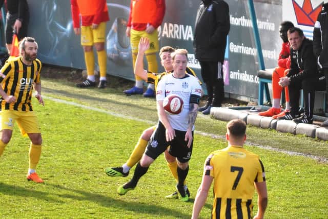 Jamie Forrester gets stuck in