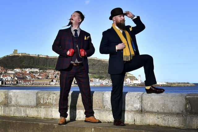 Ben Waddington and Leon Dumont take in the sea air.