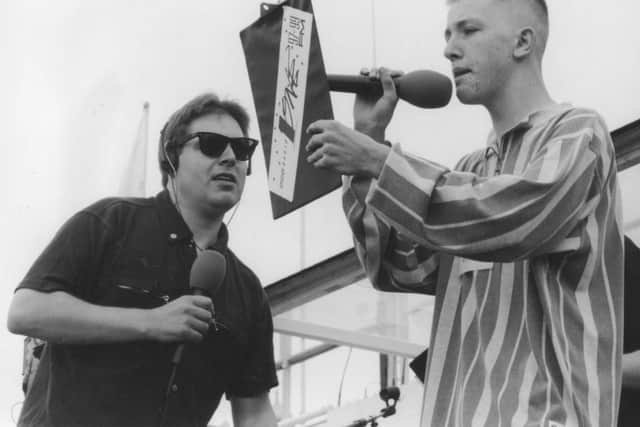 Mark Elliott from near Saltburn tries his hand at rapping
