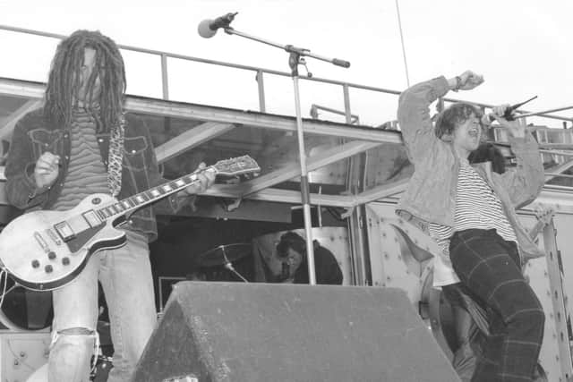 Terrorvision perform for the people of Scarborough.