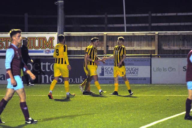 Action pictures from Boro Under-19s win against Emley