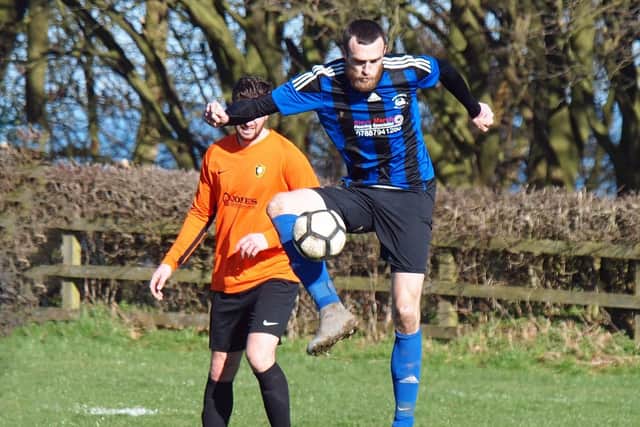 Pier Reserves' Shaun Dolan on the ball