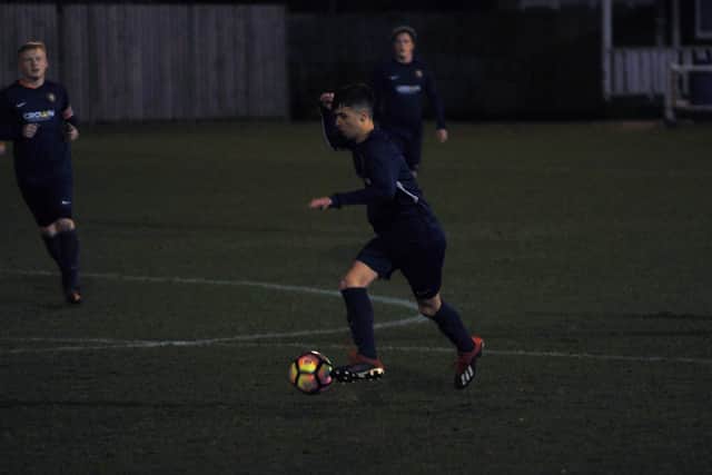 Josh Fergus on the ball