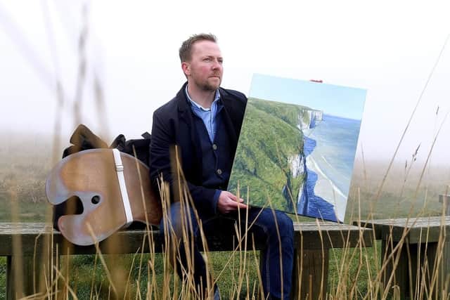 Artists Chris Heald is drawn to the East Coast and its magnificent views