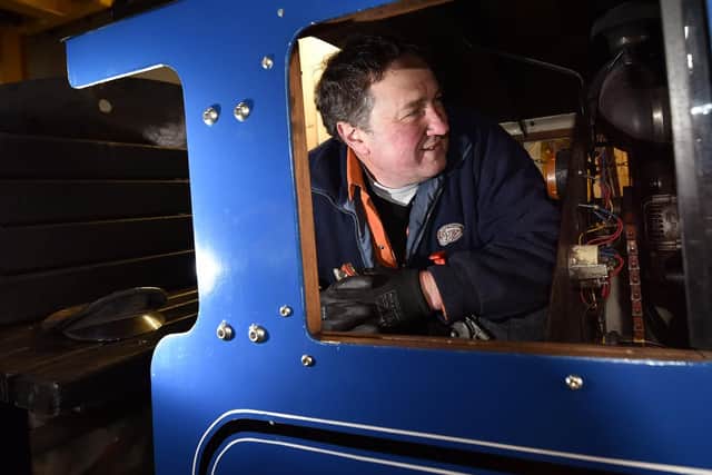 Paul Stubbins is a volunteer at the railway, one of Scarborough's most popular attractions.