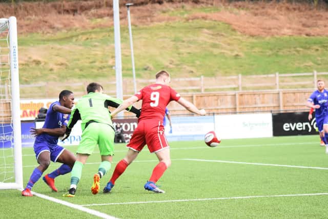 James Walshaw prepares to pull the trigger