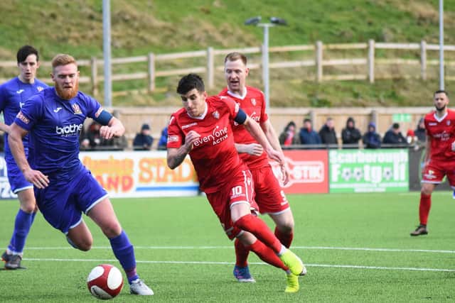 Michael Coulson powers towards goal