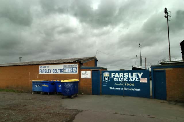 Boro lost 3-1 to fellow promotion hopefuls Farsley Celtic at Throstle Nest at the beginning of November.