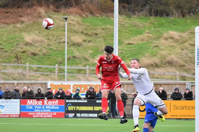 The resurgence in form didn't last, as another defeat to fellow promotion hopefuls followed the Marine win, with Trinity winning 2-0 at the Flamingo Land Stadium.