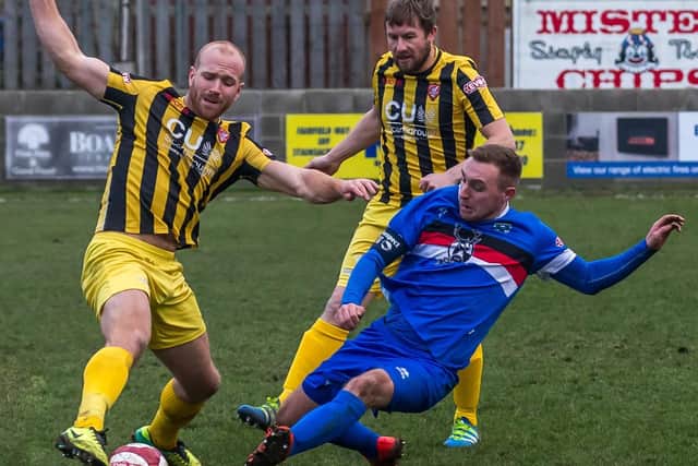 An abject display from Boro saw them fall to a 2-0 defeat at local rivals Whitby Town on New Year's Day.