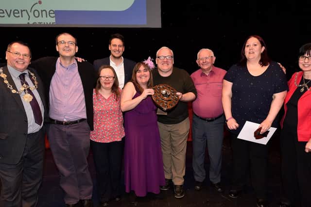 James Kirton with winners Bowls 'n' Buggies and Scarborough's Mayor and Mayoress